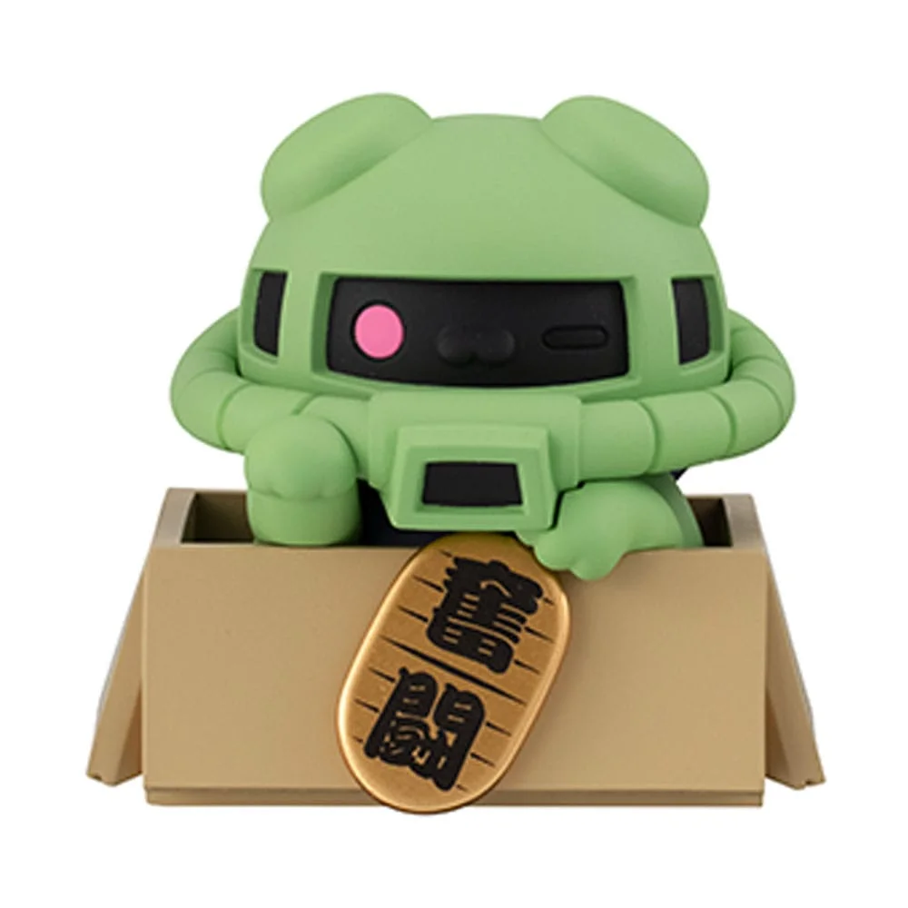Mobile Suit Gundam Mega Cat Project Trading Figure Cats Luckycat 6 cm Blind Box Assortment (6) (with gift)